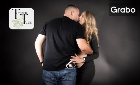 изображение за оферта Магията на новото начало: Студийна фотосесия за бременна дама с 30 професионално обработени кадъра, от Tender Tales - Бояна Борисова