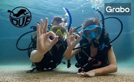 изображение за оферта Лятно приключение за деца: 4-дневен водолазен курс за дете на 10 - 16г, от Водолазен център Due